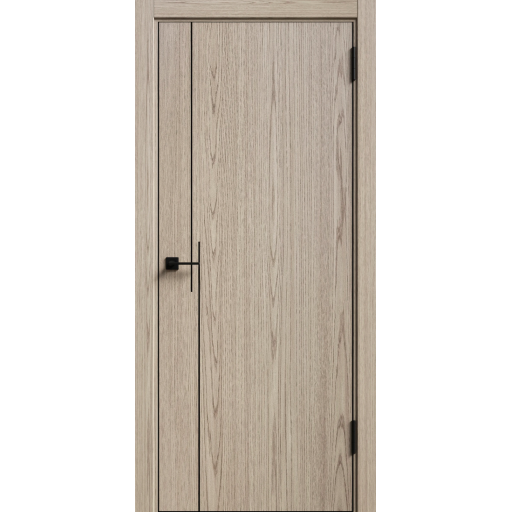 Дверь межкомнатная Дубрава Сибирь Галактика КОМЕТА 3 Латте, глухое полотно, кромка, молдинг